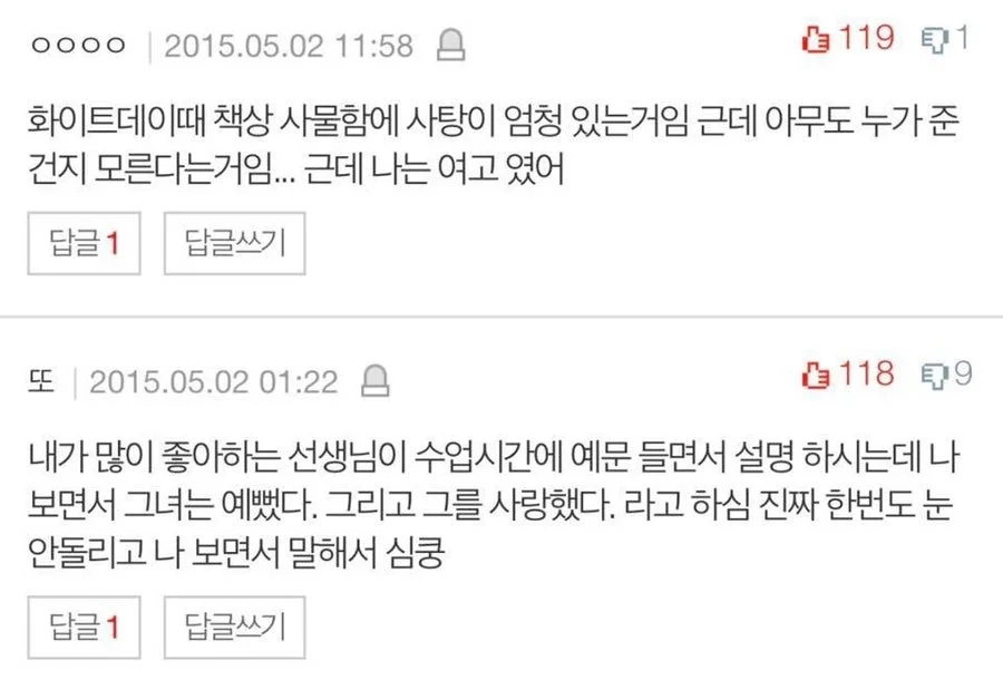 Two wholesome White Day stories that ended very differently