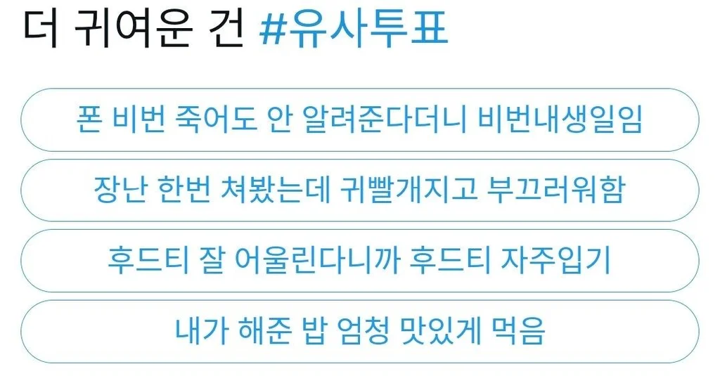 The Cutest Things About My Partner: A #SimilarVote Thread