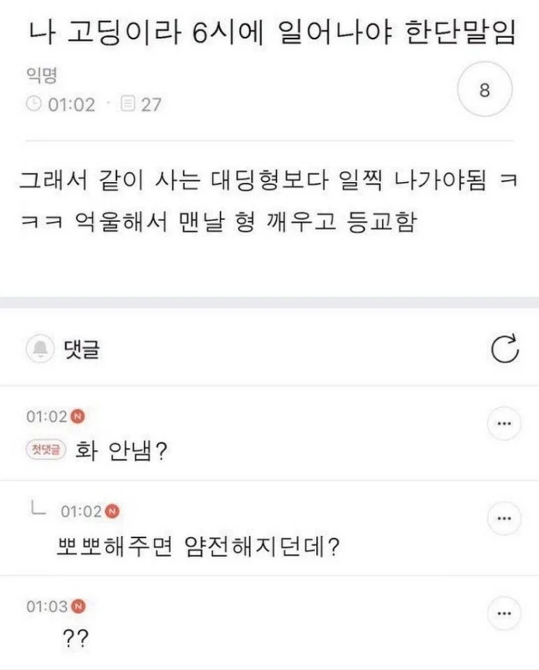 High schooler wakes up brother every day just to spite him